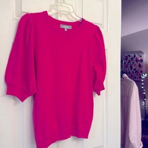 Fuschia md weight sweater, SZ M